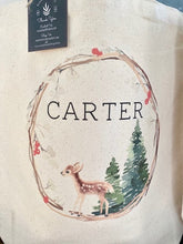 Load image into Gallery viewer, Personalized Vintage Deer Christmas Tote bag