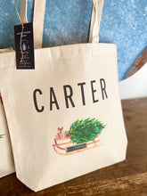 Load image into Gallery viewer, Personalized Christmas Tote Bag