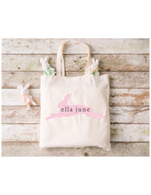 Load image into Gallery viewer, Personalized Easter bag| Happy Easter Bag|Custom Easter basket| Easter Gift| Bunny Bag |Gift for Kids| Custom Easter Bag|Candy Tote Bag|