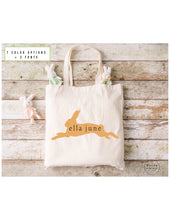 Load image into Gallery viewer, Personalized Easter bag| Happy Easter Bag|Custom Easter basket| Easter Gift| Bunny Bag |Gift for Kids| Custom Easter Bag|Candy Tote Bag|