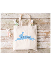 Load image into Gallery viewer, Personalize Easter bag| Happy Easter Bag|Boys Easter basket|Easter Gift|Bunny Bag|Gift for Kids|Custom Easter Bag|Girls Easter Basket|