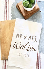Load image into Gallery viewer, Mr. & Mrs. Towel