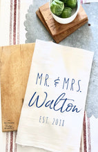 Load image into Gallery viewer, Mr. & Mrs. Towel