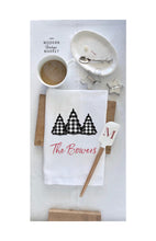 Load image into Gallery viewer, Buffalo Plaid Christmas Tree Kitchen Towel