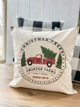 Load image into Gallery viewer, Christmas Tree Farm Pillow
