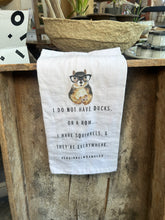 Load image into Gallery viewer, Squirrel Wrangler Towel
