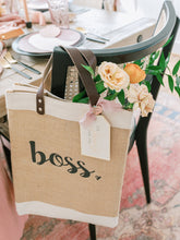 Load image into Gallery viewer, Boss Jute Bag

