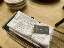 Load image into Gallery viewer, Christmas Tea Towel, Gingerbread Tea Towel| Christmas Kitchen Towel |Recipe Tea Towel| Flour Sack Towel
