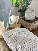 Load image into Gallery viewer, Christmas Tea Towel, Gingerbread Tea Towel| Christmas Kitchen Towel |Recipe Tea Towel| Flour Sack Towel
