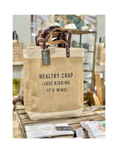 Load image into Gallery viewer, Healthy Crap IT&#39;S WINE Tote Bag
