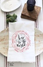 Load image into Gallery viewer, Joy to the World Tea Towel
