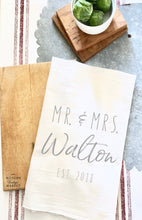 Load image into Gallery viewer, Mr. &amp; Mrs. Towel
