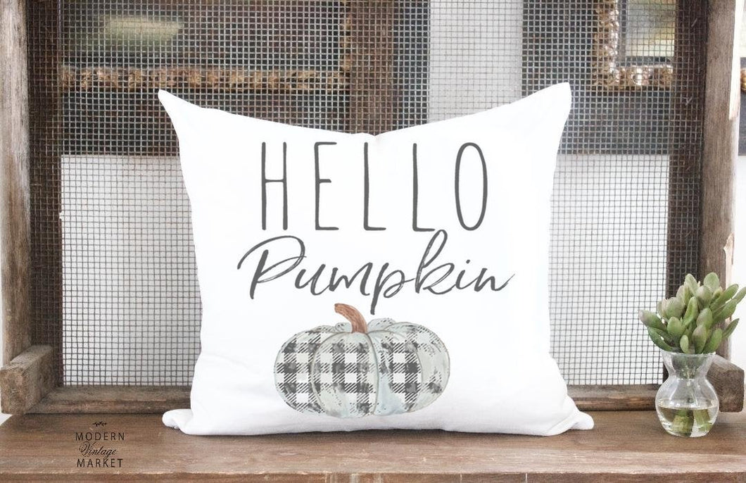Hello Pumpkin Pillow