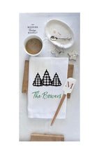 Load image into Gallery viewer, Buffalo Plaid Christmas Tree Kitchen Towel
