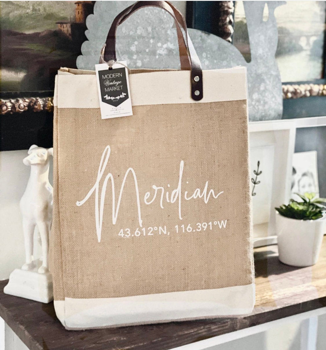 City Jute Tote
