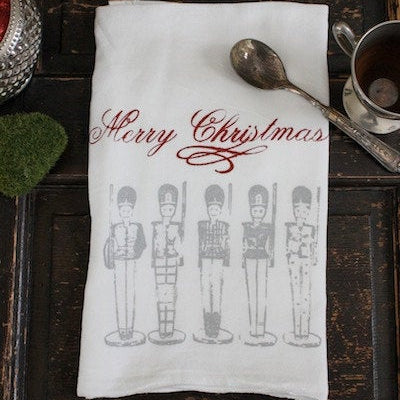 Toy Soldiers Christmas Towel